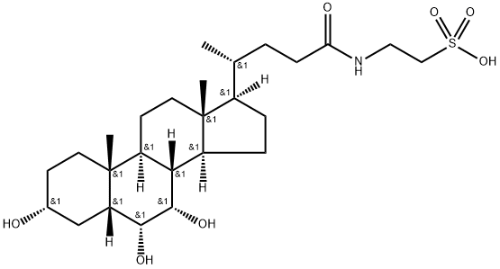 タウロヒオコール酸 化学構造式