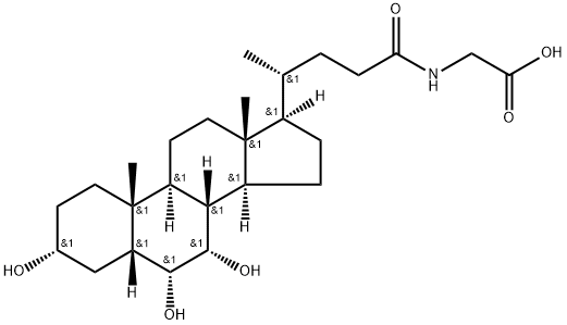 甘氨猪胆酸钠盐, 32747-08-3, 结构式