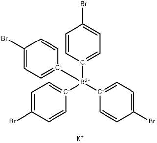 硼酸盐(1-),四(4-溴苯基),钾(9CL), 32798-56-4, 结构式