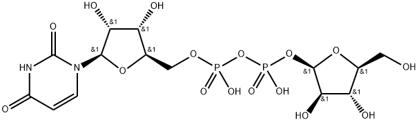 UDP-b-L-arabinopyranose disodium salt Struktur