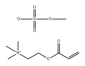 Ethanaminium, N,N,N-trimethyl-2-[(1-oxo-2-propenyl)oxy]-, methyl sulfate, homopolymer Structure