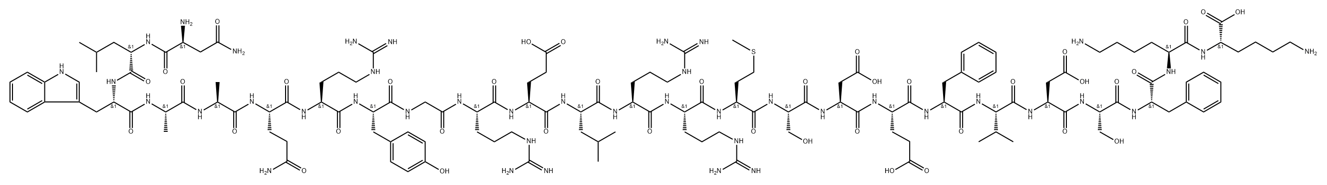 BH3结构域多肽 结构式