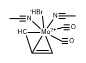 BIS(ACETONITRILE)BROMODICARBONYL(Η3-2-PROPEN-1-YL)-MOLYBDENUM 结构式