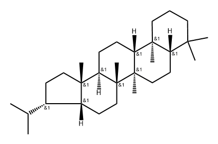 (17α,21β)-Hopane, 33281-23-1, 结构式
