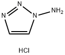 1H-1,2,3-Triazol-1-amine, hydrochloride (1:1) Struktur