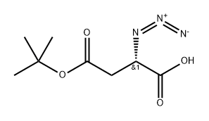 (S)-(-)-4-叔丁基氢 2-叠氮基琥珀酸酯 二环己基铵盐 结构式