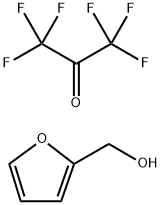 2-Propanone, 1,1,1,3,3,3-hexafluoro-, compd. with furfuryl alc. (1:1) Struktur