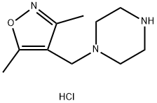 1-[(dimethyl-1,2-oxazol-4-yl)methyl]piperazine dihydrochloride 结构式