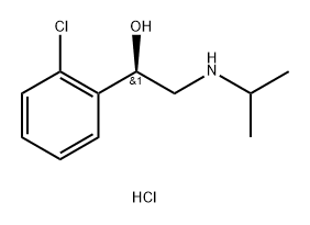 l-Chlorprenaline hydrochloride 化学構造式