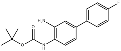 tert-butyl (3-amino-4'-fluoro-[1,1'-biphenyl]-4-yl)carbamate Structure
