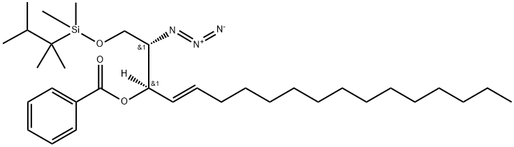 4-Octadecen-3-ol, 2-azido-1-[[dimethyl(1,1,2-trimethylpropyl)silyl]oxy]-, 3-benzoate, (2S,3R,4E)-