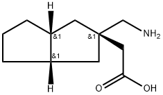 2-Pentaleneaceticacid,2-(aminomethyl)octahydro-,(2-alpha-,3a-bta-,6a-bta-)-(9CI) Struktur