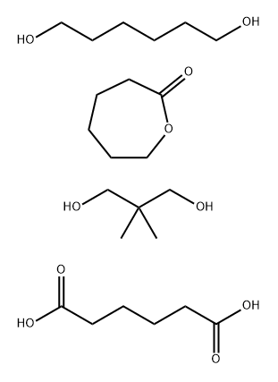 Adipic acid, polyester with 2,2-dimethyl-1,3-propanediol, 1,6-hexanediol, and 2-oxepanone Structure
