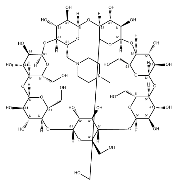 6A-deoxy-6A-(4-Methyl-1-piperazinyl)-beta-Cyclodextrin|