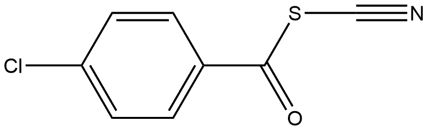 Benzenecarbothioic acid, 4-chloro-, anhydrosulfide with thiocyanic acid Structure