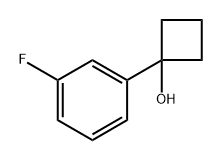 1-(3-fluorophenyl)cyclobutanol Struktur