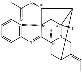 维诺任碱, 34020-07-0, 结构式