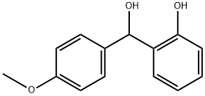 2-ヒドロキシ-4′-メトキシベンズヒドリルアルコール 化学構造式