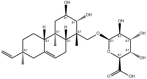 34212-88-9 [(13S)-2α,3β-Dihydroxy-7,15-pimaradien-19-yl]β-D-altropyranosiduronic acid