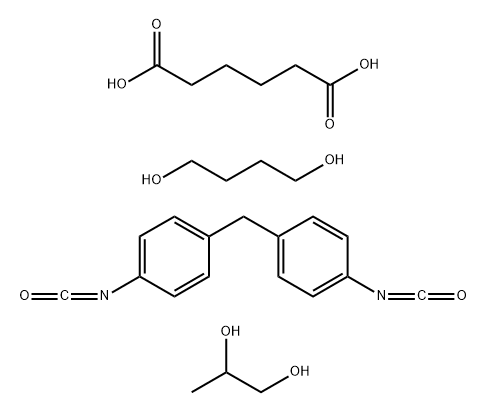 Hexanedioic acid, polymer with 1,4-butanediol, 1,1-methylenebis4-isocyanatobenzene and 1,2-propanediol|己二酸与丁二醇、1,1'-亚甲基双[4-异氰酸根合苯]和丙二醇的聚合物