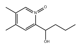 4,5-Dimethyl-α-propyl-2-pyridinemethanol 1-oxide Structure