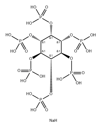 Myo-inositol, hexakis(dihydrogen phosphate), octasodium salt Structure