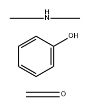 Formaldehyde,polymer with N-methylmethanamine and phenol Struktur