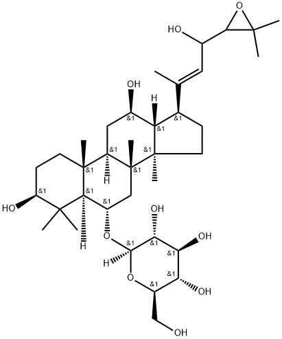 三七皂苷 T1 结构式