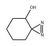 1,2-Diazaspiro[2.5]oct-1-en-4-ol Structure