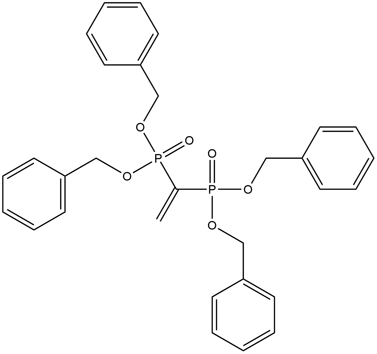 tetrabenzyl ethylidene 1,1-bisphosphonate 结构式