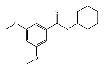 N-cyclohexyl-3,5-dimethoxybenzamide Structure