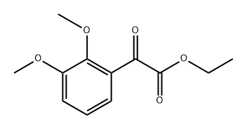 Benzeneacetic acid, 2,3-dimethoxy-α-oxo-, ethyl ester Struktur