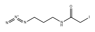 Azide-C3-Iodoacetamide 结构式