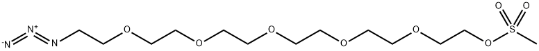 Azido-PEG6-MS,352439-38-4,结构式