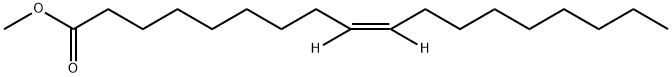 9-Octadecenoic-9,10-d2 acid, methyl ester, (9Z)- (9CI) Struktur