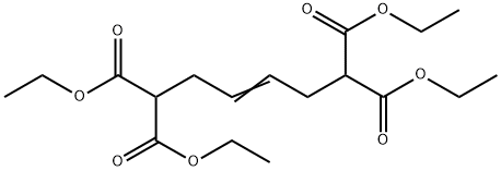 四乙基六角-3-烯-1,1,6,6-四羧酸盐 结构式