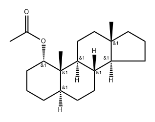 1α-Acetoxy-5α-androstane Structure