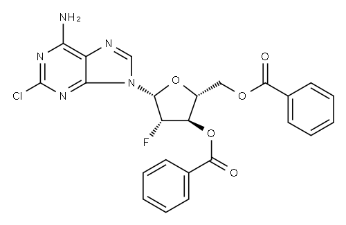 2-Chloro-9-(2-deoxy-2-fluoro-3,5-di-O-benzoyl-β-D-arabinofuranosyl)-9H-purin-6-aMine
