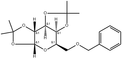 α-D-Galactopyranose, 1,2:3,4-bis-O-(1-methylethylidene)-6-O-(phenylmethyl)-,35526-05-7,结构式