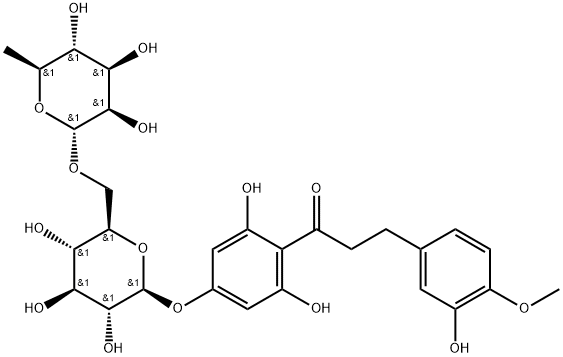 Hesperidin dihydrochalcone Structure