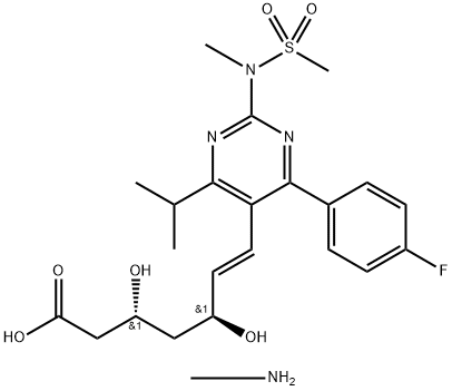Rosuvastatin MethanaMine Salt Struktur