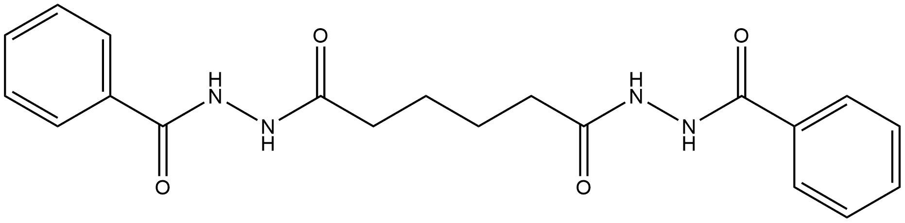 1-N',6-N'-dibenzoylhexanedihydrazide Struktur