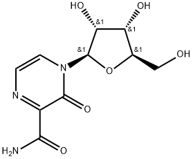 3,4-dihydro-3-oxo-4-β-D-ribofuranosyl-2-pyrazinecarboxaMide Structure
