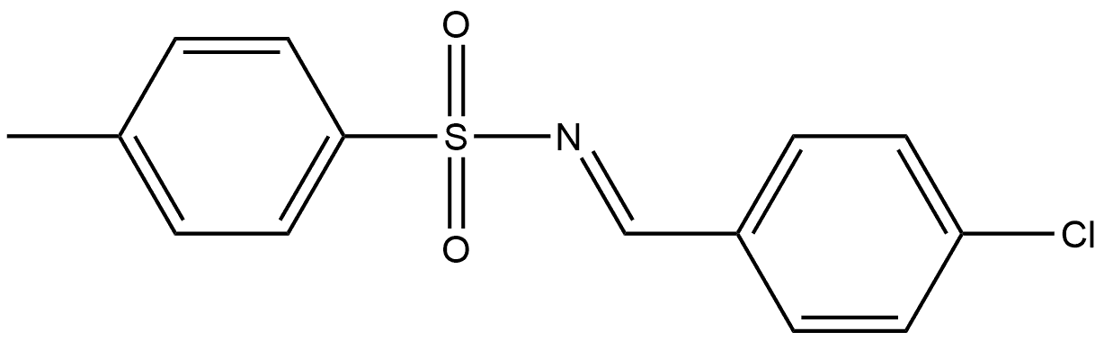 (E)-4-chlorobenzaldehyde N-tosylimine Structure