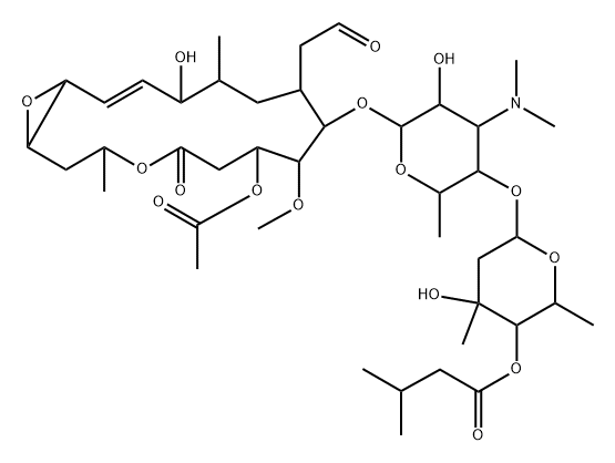 麦里多霉素, 35908-45-3, 结构式