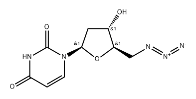 5'-Azido-2',5'-dideoxyuridine Structure