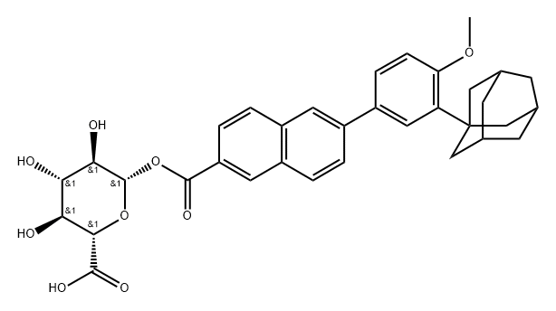 Adapalene Glucuronide Struktur