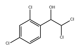 2,2-Dichloro-1-(2,4-dichlorophenyl)ethanol,35996-50-0,结构式