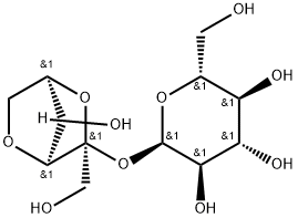 2-O-(α-D-Glucopyranosyl)-3,6-anhydro-β-D-fructofuranose Structure