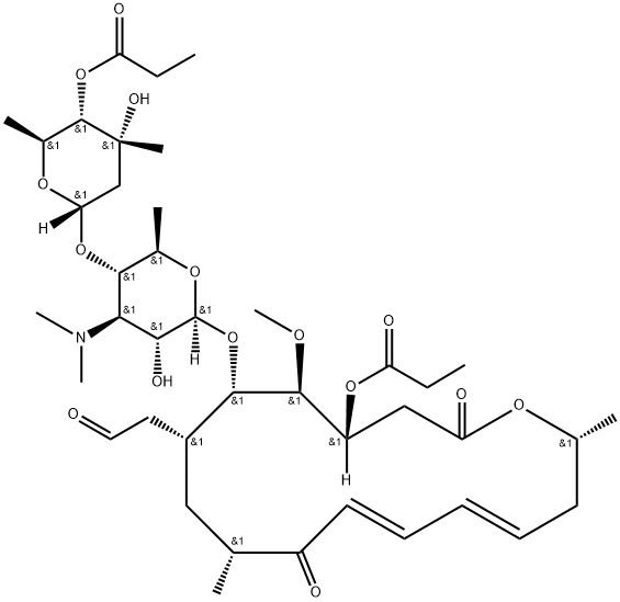 麦迪加霉素 A3, 36025-69-1, 结构式
